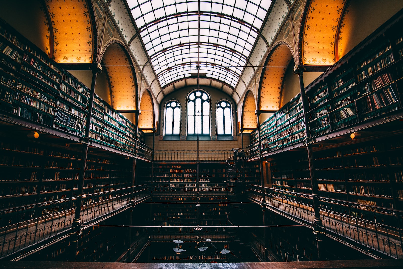 photo of library hall